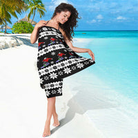 Skiing Snowflake Christmas Sarong Xmas Holiday Patterns - Wonder Print Shop