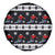 Skiing Snowflake Christmas Spare Tire Cover Xmas Holiday Patterns - Wonder Print Shop