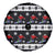 Skiing Snowflake Christmas Spare Tire Cover Xmas Holiday Patterns - Wonder Print Shop