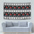 Skiing Snowflake Christmas Tapestry Xmas Holiday Patterns - Wonder Print Shop