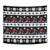 Skiing Snowflake Christmas Tapestry Xmas Holiday Patterns - Wonder Print Shop