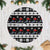 Skiing Snowflake Christmas Tree Skirt Xmas Holiday Patterns - Wonder Print Shop
