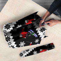 Skiing Snowflake Christmas Umbrella Xmas Holiday Patterns - Wonder Print Shop