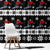 Skiing Snowflake Christmas Window Curtain Xmas Holiday Patterns - Wonder Print Shop