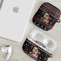 Skull Couple Christmas AirPods Case Xmas Holiday Patterns - Wonder Print Shop