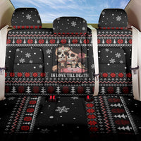 Skull Couple Christmas Back Car Seat Cover Xmas Holiday Patterns - Wonder Print Shop