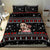 Skull Couple Christmas Bedding Set Xmas Holiday Patterns - Wonder Print Shop