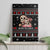 Skull Couple Christmas Canvas Wall Art Xmas Holiday Patterns - Wonder Print Shop