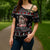 Skull Couple Christmas Cross Shoulder Shirt Xmas Holiday Patterns - Wonder Print Shop