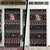 Skull Couple Christmas Door Cover Xmas Holiday Patterns - Wonder Print Shop