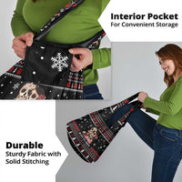 Skull Couple Christmas Grocery Bag Xmas Holiday Patterns - Wonder Print Shop