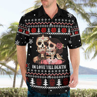 Skull Couple Christmas Hawaiian Shirt Xmas Holiday Patterns - Wonder Print Shop