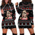 Skull Couple Christmas Hoodie Dress Xmas Holiday Patterns - Wonder Print Shop