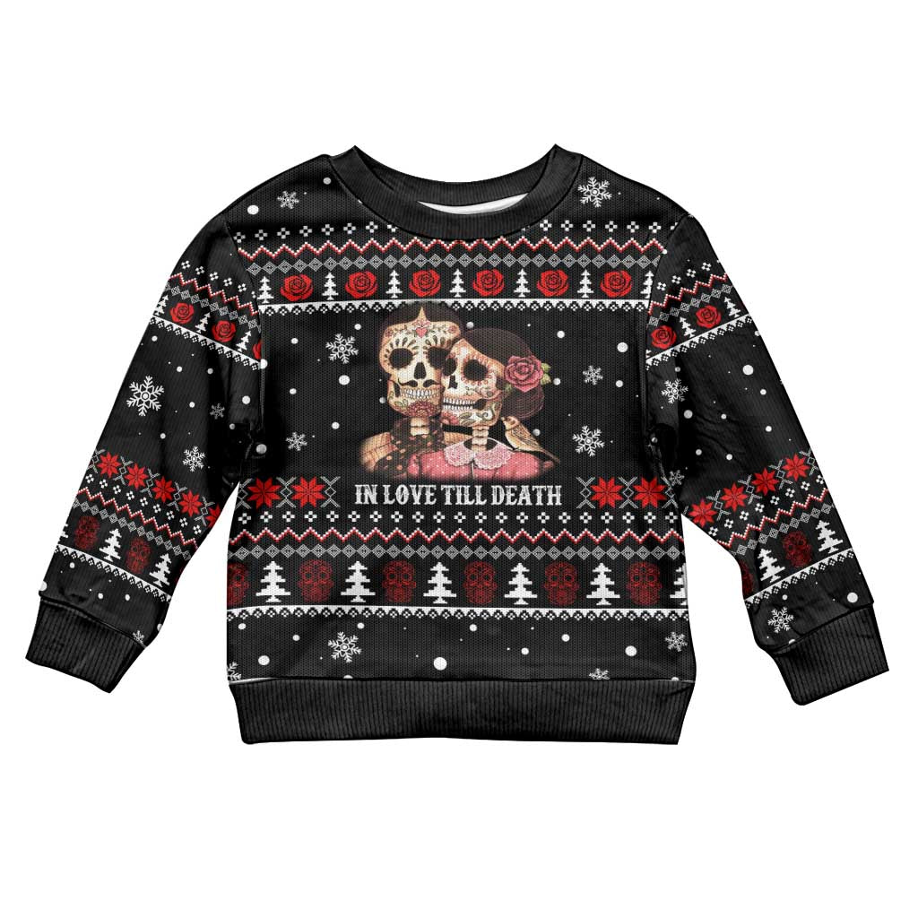Skull Couple Christmas Kid Ugly Christmas Sweater Xmas Holiday Patterns - Wonder Print Shop