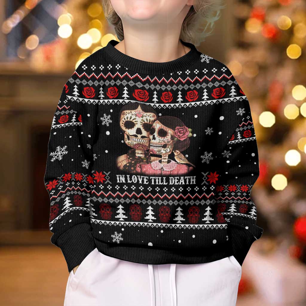 Skull Couple Christmas Kid Ugly Christmas Sweater Xmas Holiday Patterns - Wonder Print Shop
