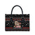 Skull Couple Christmas Leather Bag Xmas Holiday Patterns - Wonder Print Shop