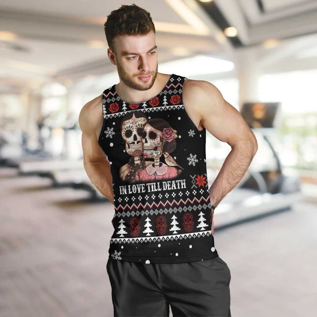 Skull Couple Christmas Men Tank Top Xmas Holiday Patterns - Wonder Print Shop
