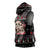 Skull Couple Christmas Sleeveless Hoodie Xmas Holiday Patterns - Wonder Print Shop