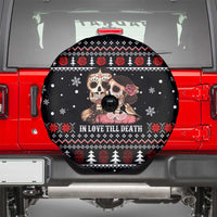 Skull Couple Christmas Spare Tire Cover Xmas Holiday Patterns - Wonder Print Shop
