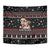 Skull Couple Christmas Tapestry Xmas Holiday Patterns - Wonder Print Shop