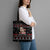 Skull Couple Christmas Tote Bag Xmas Holiday Patterns - Wonder Print Shop