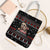 Skull Couple Christmas Tote Bag Xmas Holiday Patterns - Wonder Print Shop