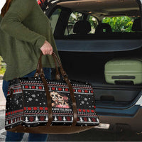 Skull Couple Christmas Travel Bag Xmas Holiday Patterns - Wonder Print Shop