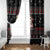 Skull Couple Christmas Window Curtain Xmas Holiday Patterns - Wonder Print Shop