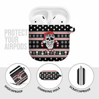 Skull Creepmas Christmas Yall Christmas AirPods Case Xmas Holiday Patterns - Wonder Print Shop