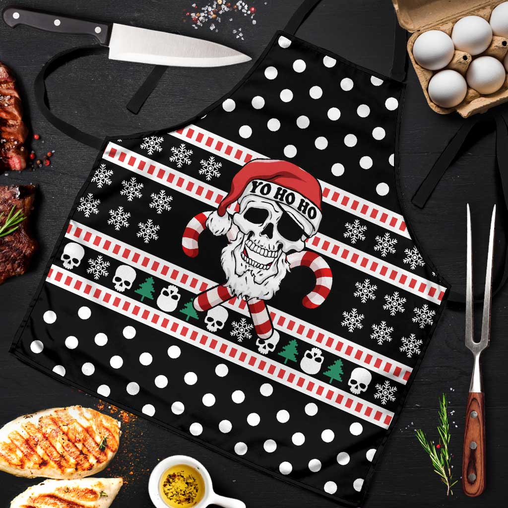 Skull Creepmas Christmas Yall Christmas Apron Xmas Holiday Patterns - Wonder Print Shop
