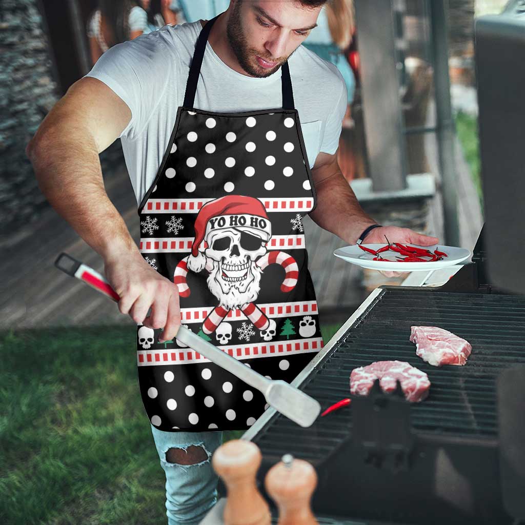 Skull Creepmas Christmas Yall Christmas Apron Xmas Holiday Patterns - Wonder Print Shop