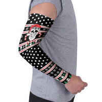 Skull Creepmas Christmas Yall Christmas Arm Sleeves Xmas Holiday Patterns - Wonder Print Shop