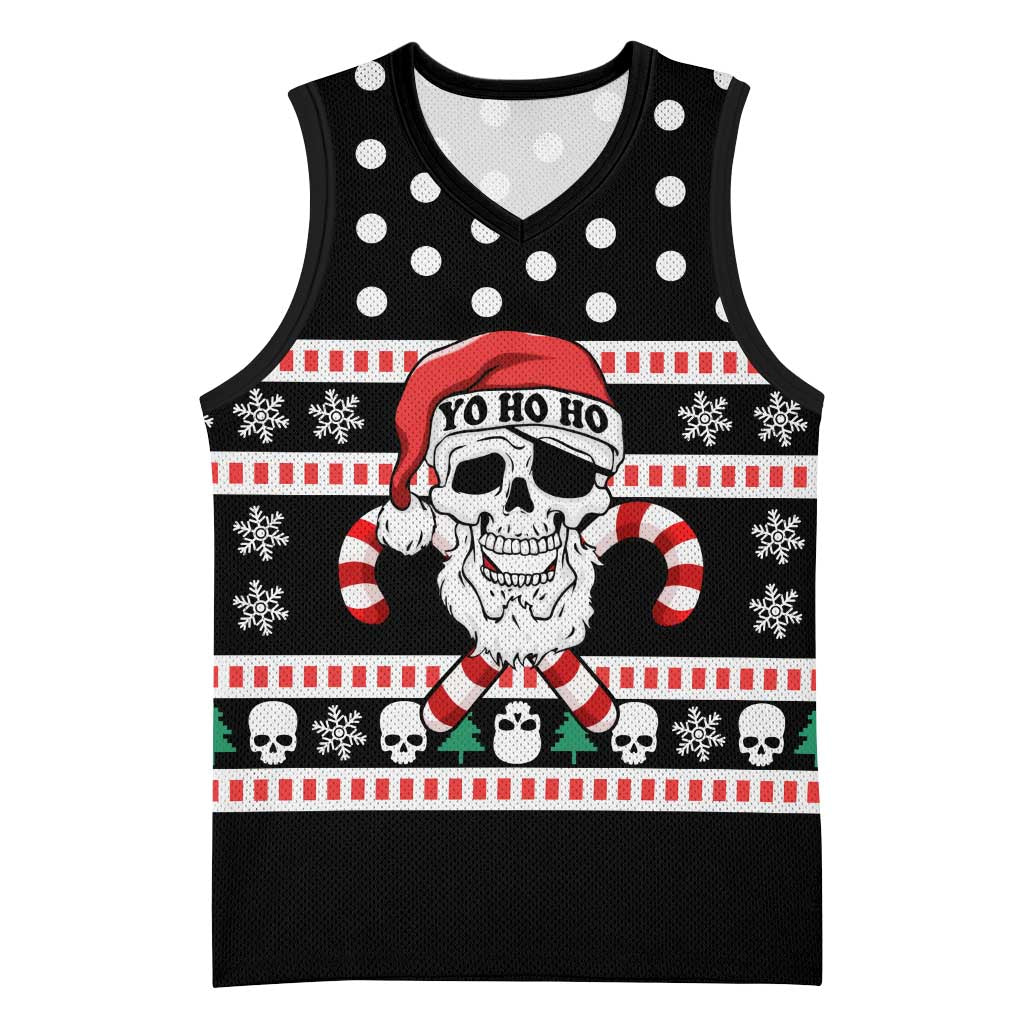 Skull Creepmas Christmas Yall Christmas Basketball Jersey Xmas Holiday Patterns - Wonder Print Shop
