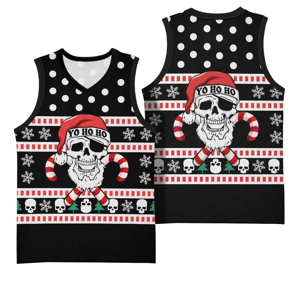 Skull Creepmas Christmas Yall Christmas Basketball Jersey Xmas Holiday Patterns - Wonder Print Shop