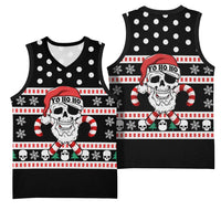 Skull Creepmas Christmas Yall Christmas Basketball Jersey Xmas Holiday Patterns - Wonder Print Shop