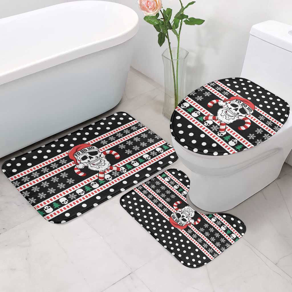 Skull Creepmas Christmas Yall Christmas Bathroom Set Xmas Holiday Patterns - Wonder Print Shop
