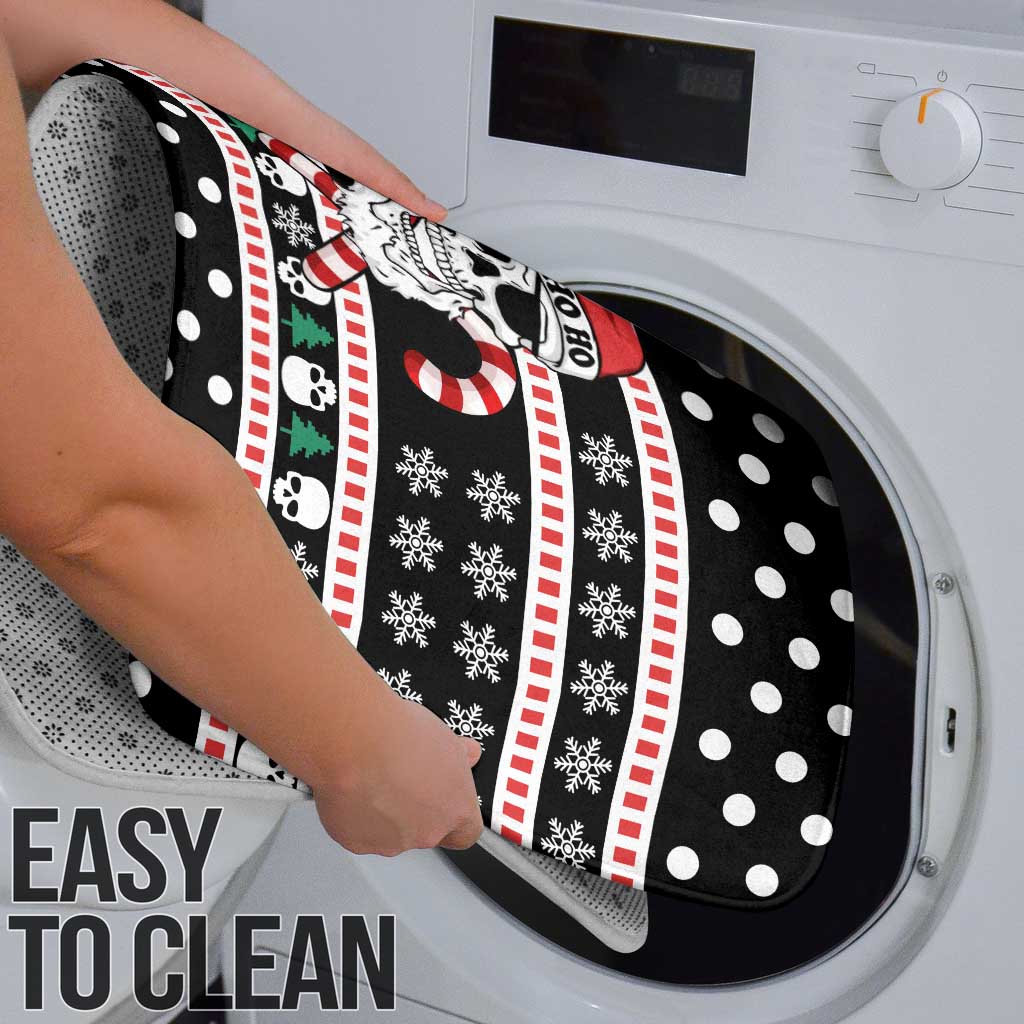 Skull Creepmas Christmas Yall Christmas Bathroom Set Xmas Holiday Patterns - Wonder Print Shop