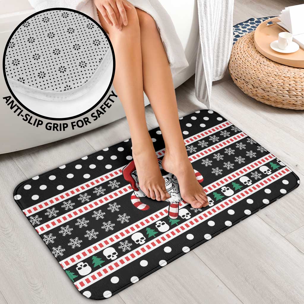 Skull Creepmas Christmas Yall Christmas Bathroom Set Xmas Holiday Patterns - Wonder Print Shop