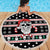 Skull Creepmas Christmas Yall Christmas Beach Blanket Xmas Holiday Patterns - Wonder Print Shop