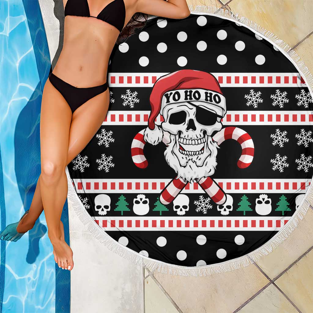 Skull Creepmas Christmas Yall Christmas Beach Blanket Xmas Holiday Patterns - Wonder Print Shop