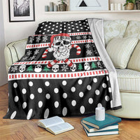 Skull Creepmas Christmas Yall Christmas Blanket Xmas Holiday Patterns - Wonder Print Shop