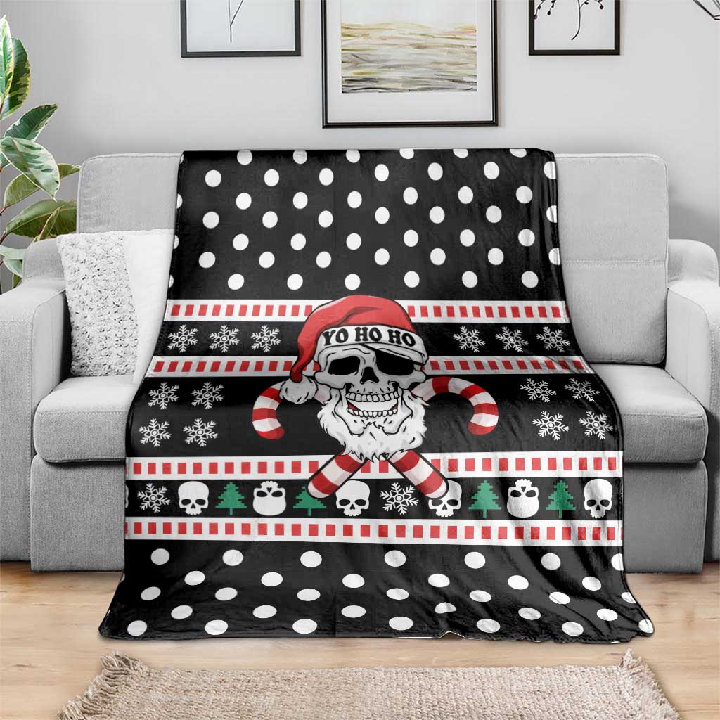 Skull Creepmas Christmas Yall Christmas Blanket Xmas Holiday Patterns - Wonder Print Shop