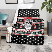 Skull Creepmas Christmas Yall Christmas Blanket Xmas Holiday Patterns - Wonder Print Shop