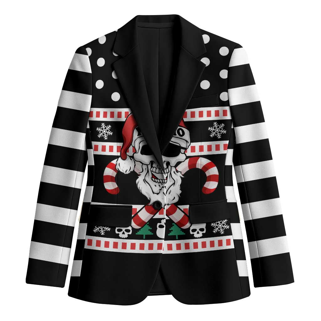 Skull Creepmas Christmas Yall Christmas Blazer Xmas Holiday Patterns - Wonder Print Shop