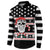 Skull Creepmas Christmas Yall Christmas Button Sweatshirt Xmas Holiday Patterns - Wonder Print Shop