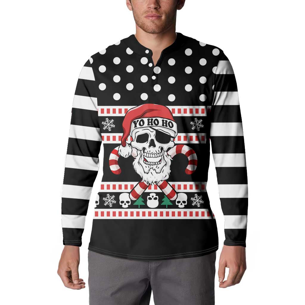 Skull Creepmas Christmas Yall Christmas Button Sweatshirt Xmas Holiday Patterns - Wonder Print Shop