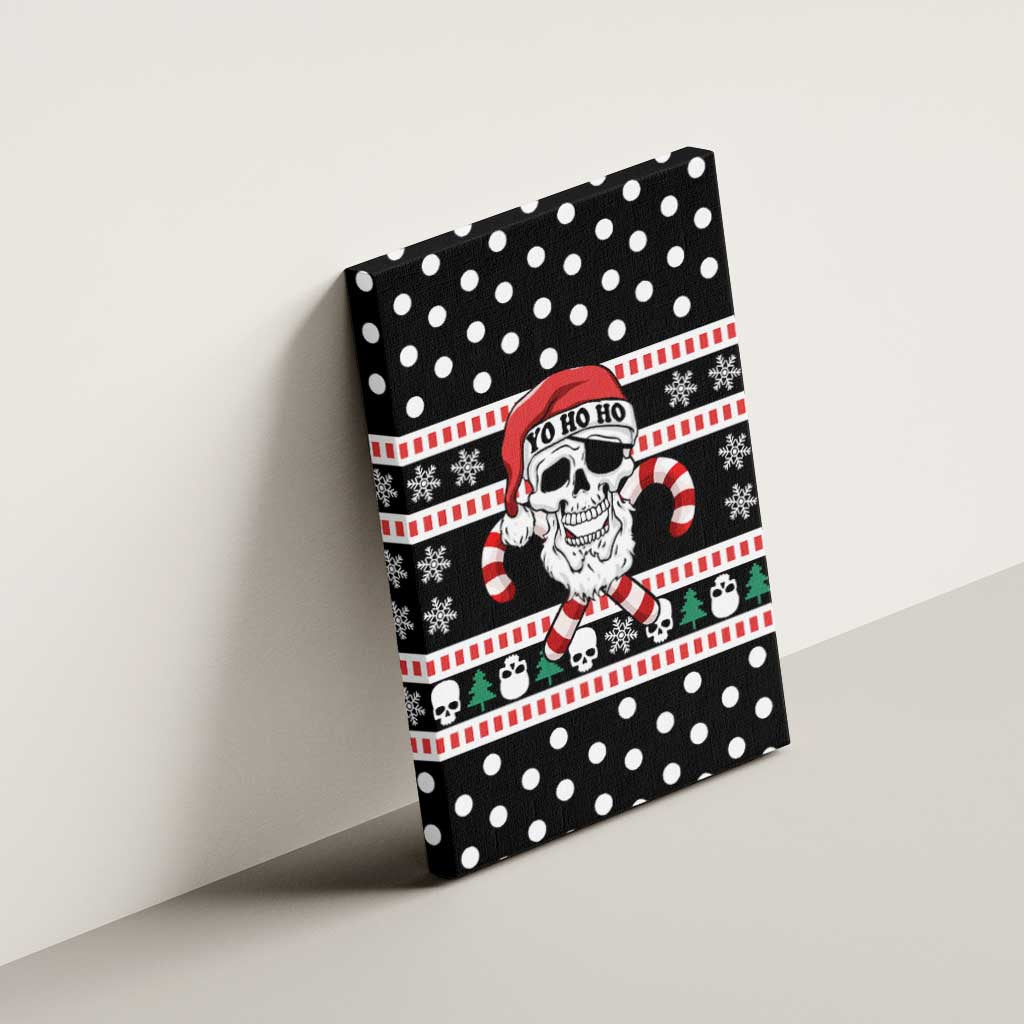 Skull Creepmas Christmas Yall Christmas Canvas Wall Art Xmas Holiday Patterns - Wonder Print Shop