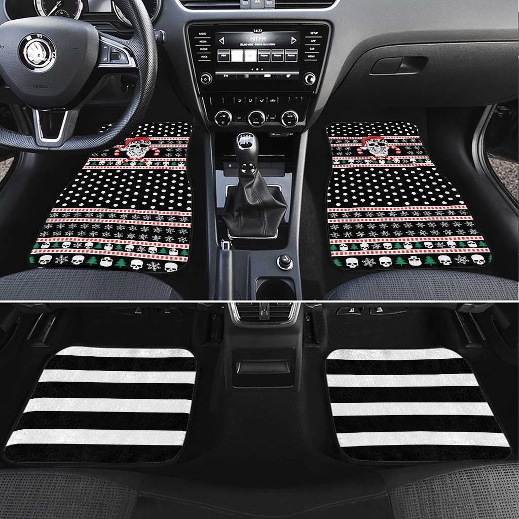Skull Creepmas Christmas Yall Christmas Car Mats Xmas Holiday Patterns - Wonder Print Shop