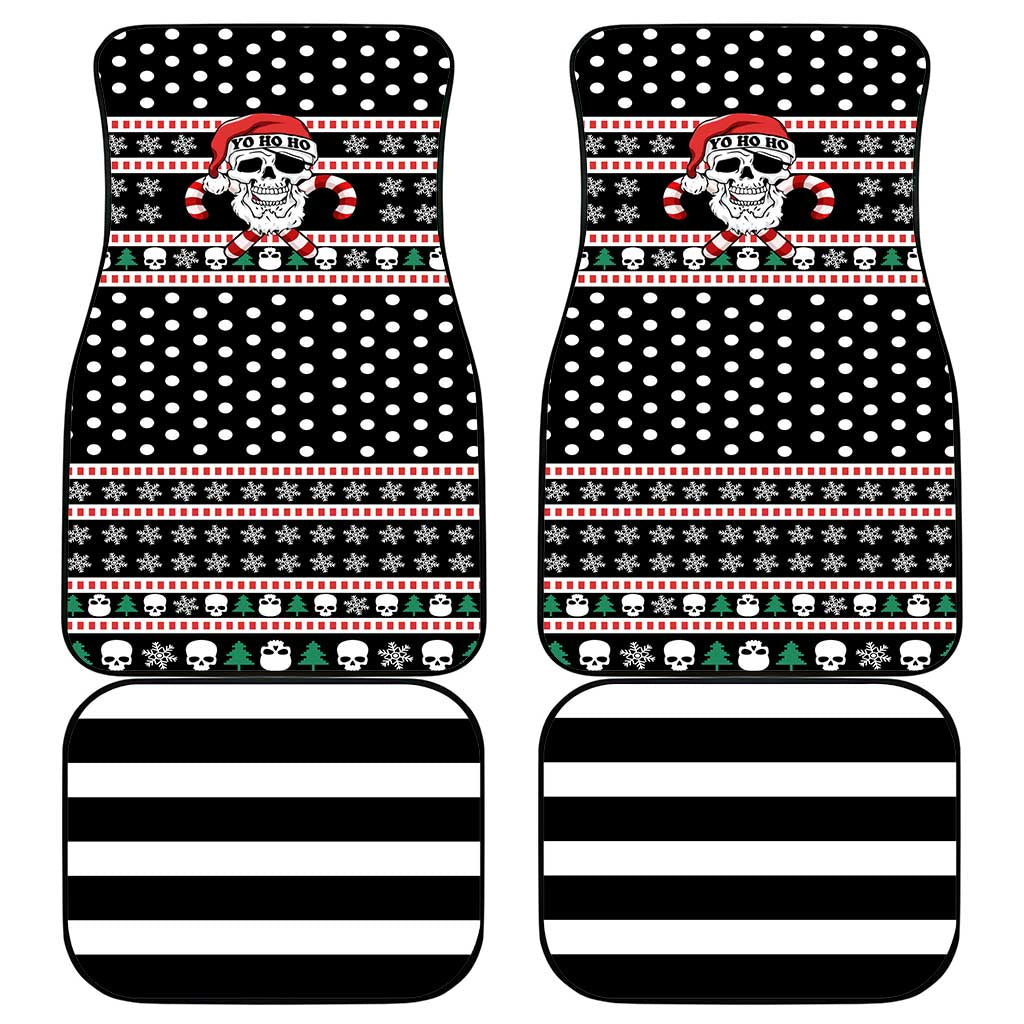 Skull Creepmas Christmas Yall Christmas Car Mats Xmas Holiday Patterns - Wonder Print Shop