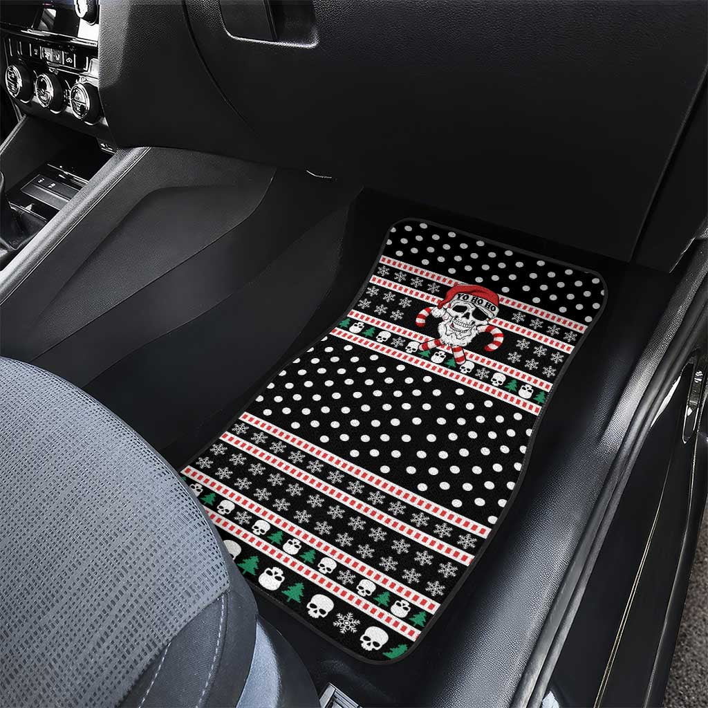 Skull Creepmas Christmas Yall Christmas Car Mats Xmas Holiday Patterns - Wonder Print Shop